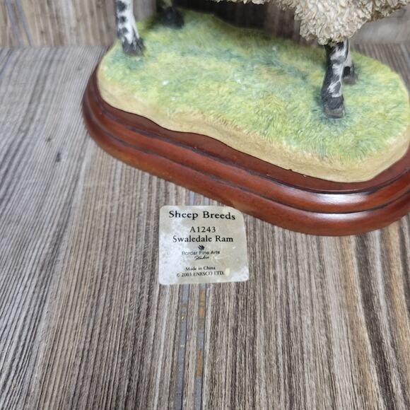 Vintage Border Fine Arts 1994 Swaledale Ram Figurine - Picture 6 of 7